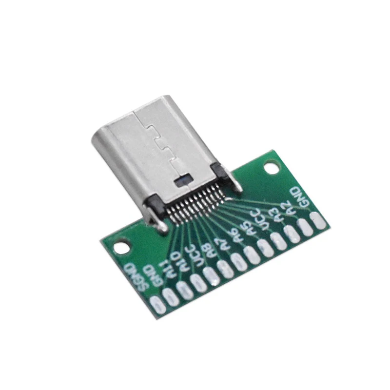 2pcs USB 3.1 Type-C Connector Male/Female Type c Test PCB Board Universal Board with USB3.1 24P Port Test Board Socket Connector
2pcs USB 3.1 Type-C Connector Male/Female Type c Test PCB Board Universal Board with USB3.1 24P Port Test Board Socket Connector