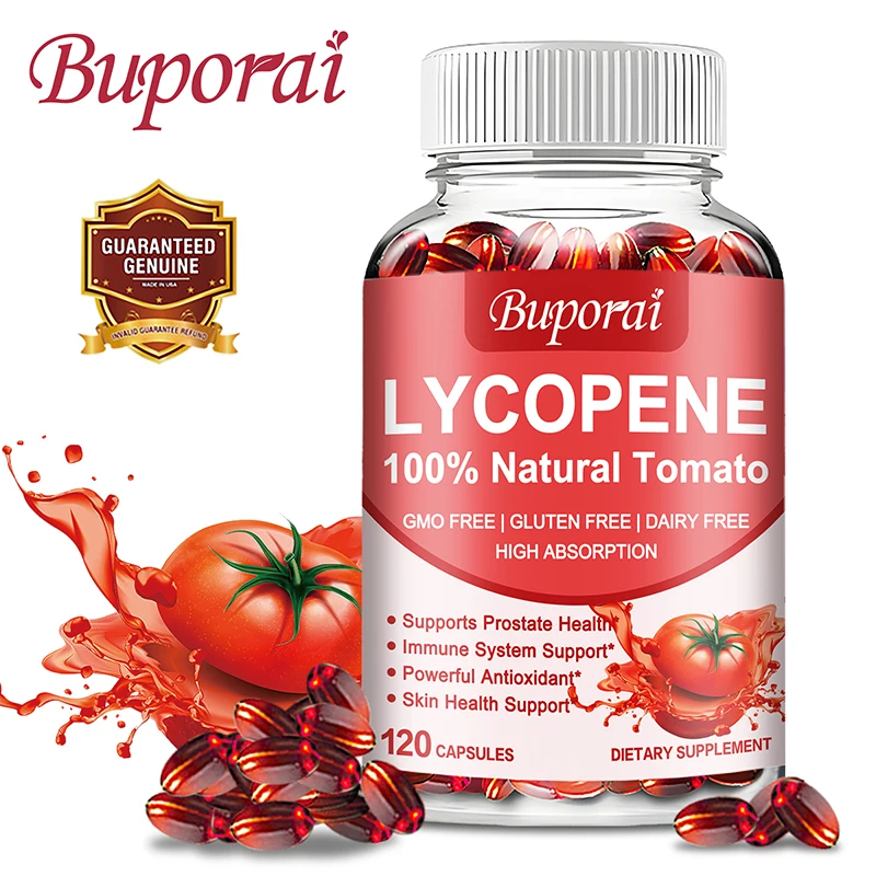 Lycopene Capsules - Prostate Health, Urinary Tract Health, Immunity, Urinary Tract Infection
Lycopene Capsules - Prostate Health, Urinary Tract Health, Immunity, Urinary Tract Infection