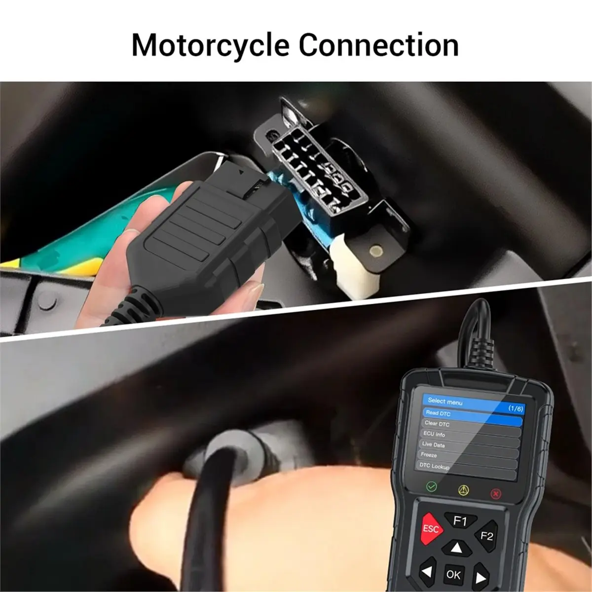 【50% OFF】OBD2 Scanner for Motorcycle and Vehicle Fault Code Read Free ECU Reset Automotive Lookup Car Diagnostic Tool
【50% OFF】OBD2 Scanner for Motorcycle and Vehicle Fault Code Read Free ECU Reset Automotive Lookup Car Diagnostic Tool