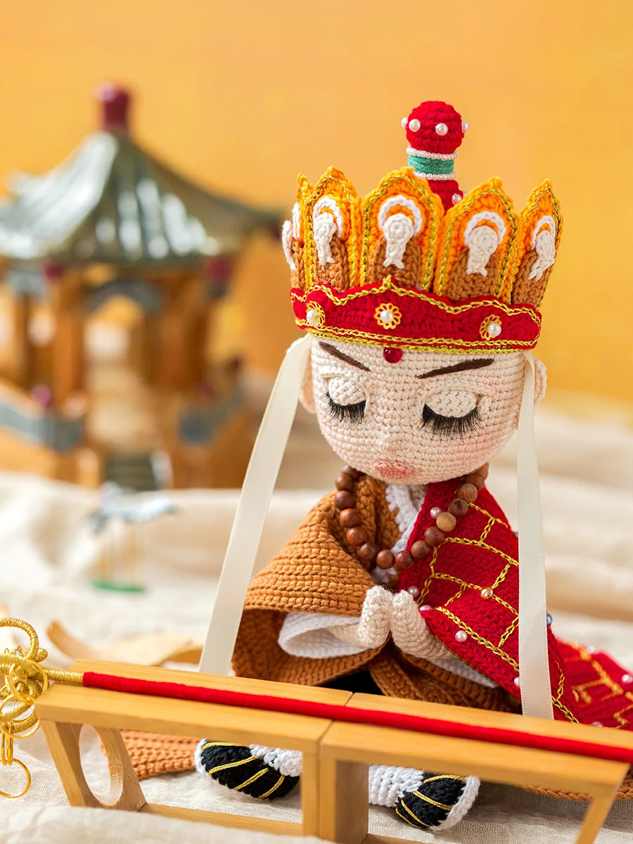 Susan's Family DIY Crochet Kit Tang's Monk Crochet Doll Material Package Tripitaka and White Horse Knitting Crochet Accesorios
Susan's Family DIY Crochet Kit Tang's Monk Crochet Doll Material Package Tripitaka and White Horse Knitting Crochet Accesorios