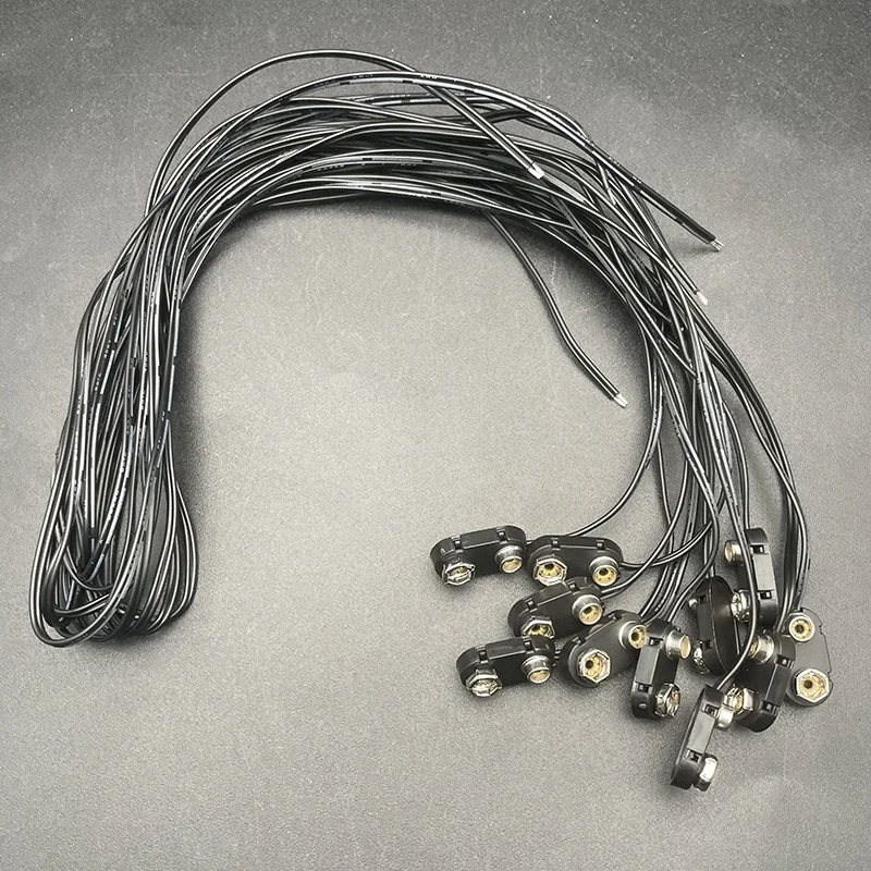 15Pcs Lead Wire for 9V-6F22 Battery Clip Holder Connectors Plug Snap Soft Battery Buckle for Electric Bass Guitar Active Pickup
15Pcs Lead Wire for 9V-6F22 Battery Clip Holder Connectors Plug Snap Soft Battery Buckle for Electric Bass Guitar Active Pickup