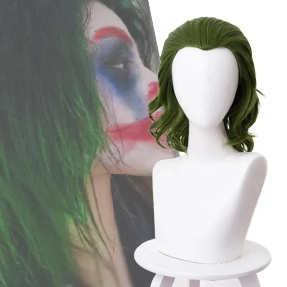 Short Green Curly Synthetic Wig for Party Cosplay Carnival Halloween Clown Look Costume Heat Resistant Fiber Hair
Short Green Curly Synthetic Wig for Party Cosplay Carnival Halloween Clown Look Costume Heat Resistant Fiber Hair