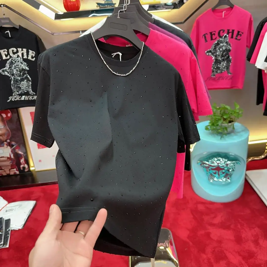 Luxury Loose Men's ort Sve T-irt Glittering Star Design Summer Faion Casual round Ne Antibacterial Chinese Brand
Luxury Loose Men's ort Sve T-irt Glittering Star Design Summer Faion Casual round Ne Antibacterial Chinese Brand