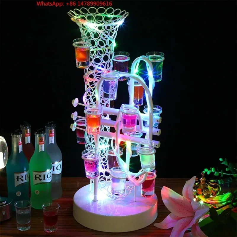 High-End Bespoke LED Bottle Display RackCreative Saxophone Bar KTV LED Cocktail Glass Holder Bullet Glass Wine Holder Led Shot G
High-End Bespoke LED Bottle Display RackCreative Saxophone Bar KTV LED Cocktail Glass Holder Bullet Glass Wine Holder Led Shot G
