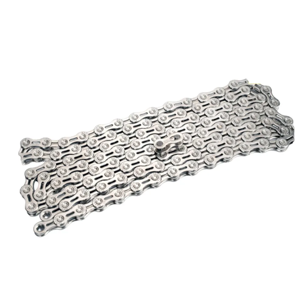 116L Bicycle Chain 9 Speed Hollow Link Connector for Road Bike Strong Rally Reusable Easy Install Compact Design Grey
116L Bicycle Chain 9 Speed Hollow Link Connector for Road Bike Strong Rally Reusable Easy Install Compact Design Grey