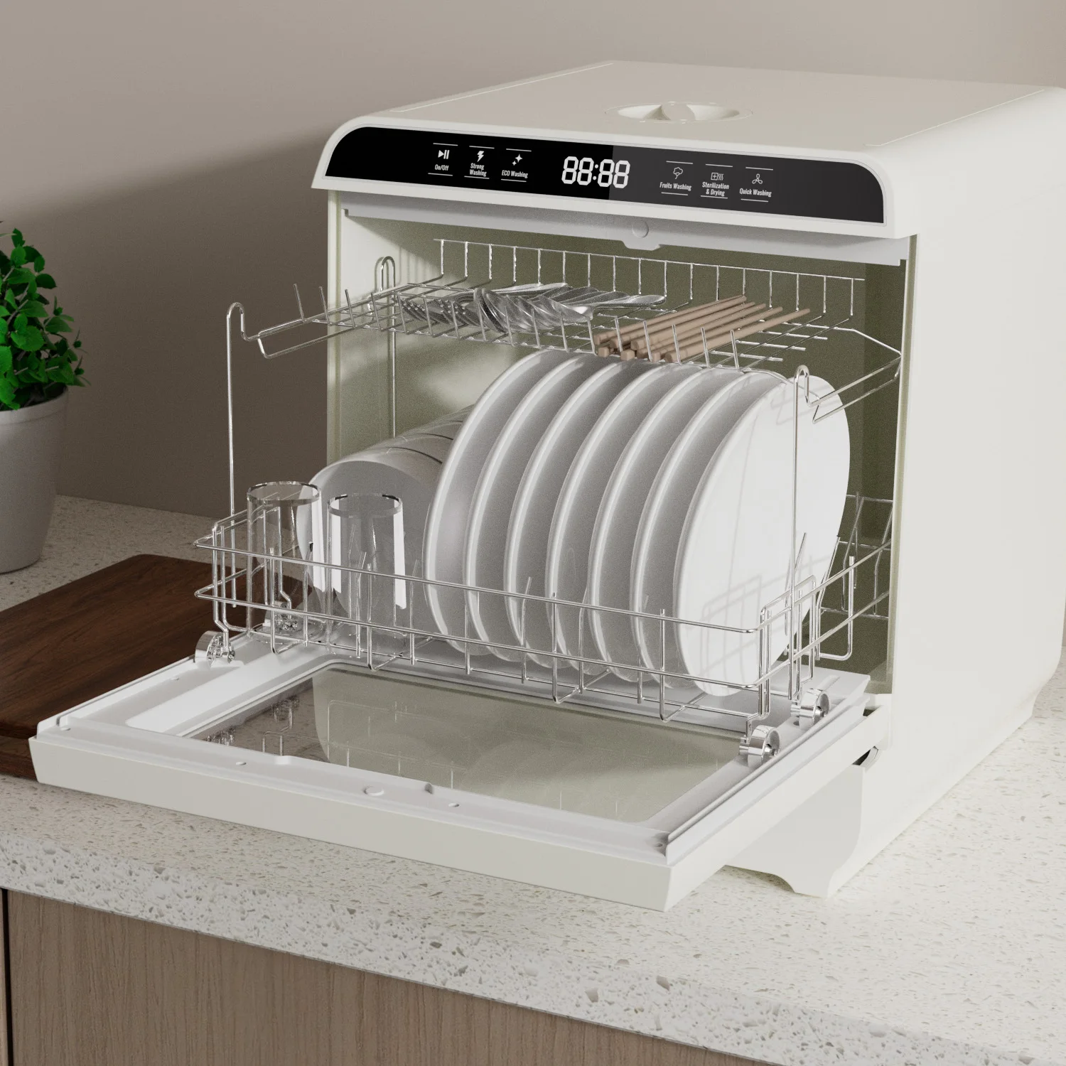 Умная мини-автоматическая отдельно стоящая посудомоечная машина для мытья посуды, стерилизации, портативная посудомоечная машина для домашнего и гостиничного использования 
Умная мини-автоматическая отдельно стоящая посудомоечная машина для мытья посуды, стерилизации, портативная посудомоечная машина для домашнего и гостиничного использования