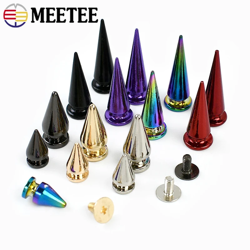 10/20Pcs Metal Cone Punk Rivets for Leather Webbing Bag Screwback Studs Spikes Garment Shoes Nails Screw Rivet Craft Accessories
10/20Pcs Metal Cone Punk Rivets for Leather Webbing Bag Screwback Studs Spikes Garment Shoes Nails Screw Rivet Craft Accessories