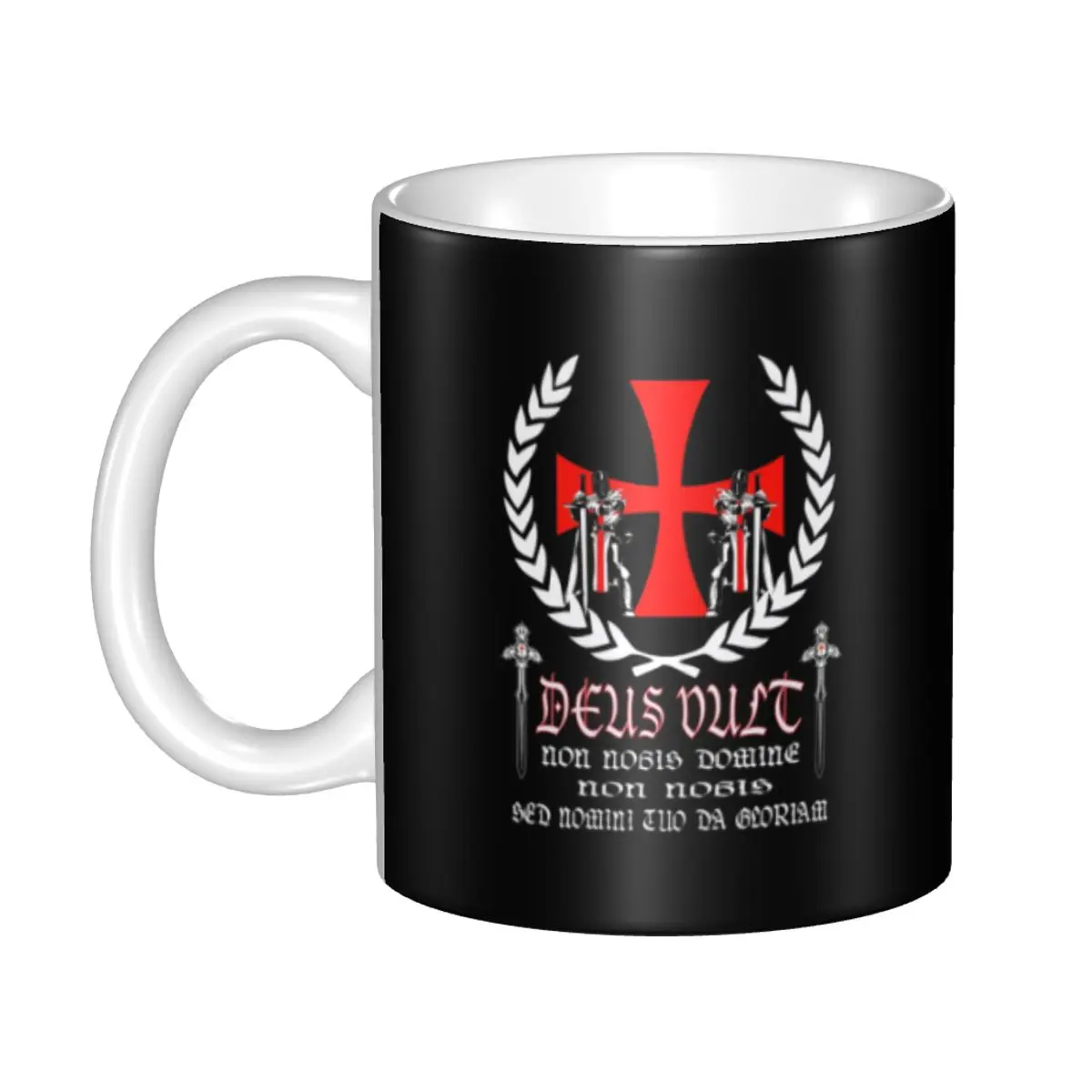Knights Templar Medieval Warrior Coffee Mug DIY Customized Catholic Cross Ceramic Mug Cup Creative Gift
Knights Templar Medieval Warrior Coffee Mug DIY Customized Catholic Cross Ceramic Mug Cup Creative Gift