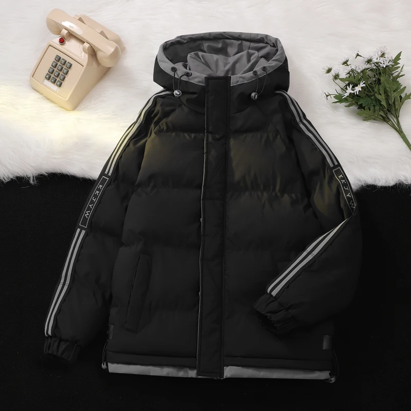 Men's Cotton Clothing Autumn Winter New Solid Color Simple Thickened Warm Outdoor Travel Hooded Coat Men Fake Two Pieces Jackets
Men's Cotton Clothing Autumn Winter New Solid Color Simple Thickened Warm Outdoor Travel Hooded Coat Men Fake Two Pieces Jackets