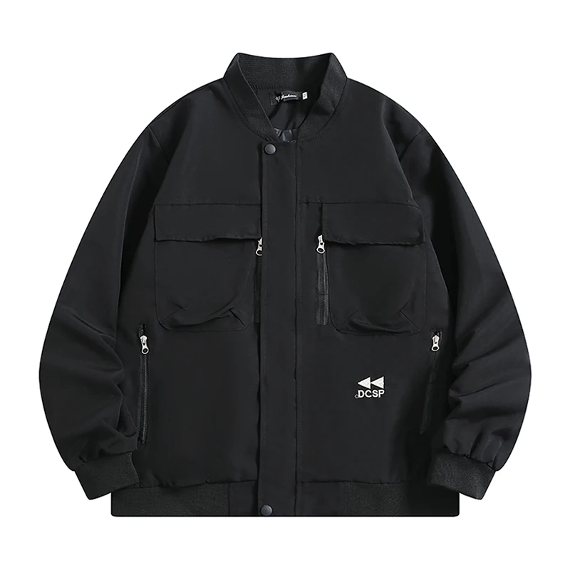 Men's Flight Jacket Outdoor Sports Baseball Uniform Jackets Zipper Long Sleeves Pockets Buttons Spring Autumn Tops Coat
Men's Flight Jacket Outdoor Sports Baseball Uniform Jackets Zipper Long Sleeves Pockets Buttons Spring Autumn Tops Coat