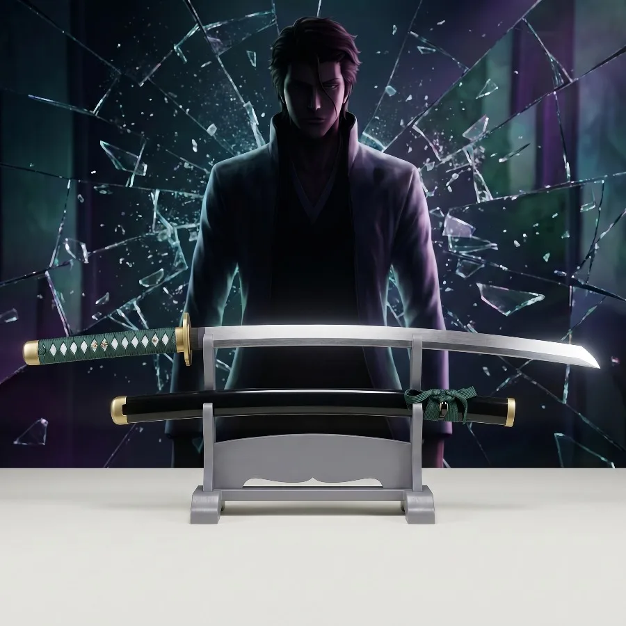40inch Anime Bleach Schwert Ninja Blade Knife Aizen Sousuke Cosplay Prop Sword Real Sized Japanese Katana Samurai Sabre Toy Gift
40inch Anime Bleach Schwert Ninja Blade Knife Aizen Sousuke Cosplay Prop Sword Real Sized Japanese Katana Samurai Sabre Toy Gift