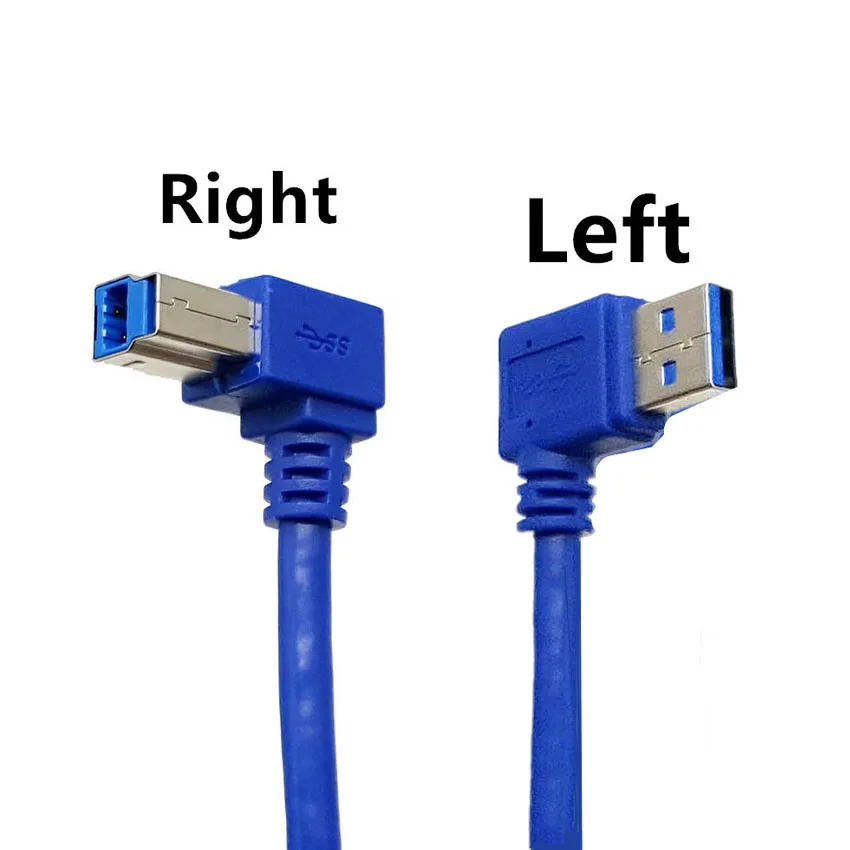 1pc 90 Degree Angled USB 3.0 A Male AM to USB 3.0 B Type Male BM USB3.0 Cable For printer scanner HDD
1pc 90 Degree Angled USB 3.0 A Male AM to USB 3.0 B Type Male BM USB3.0 Cable For printer scanner HDD