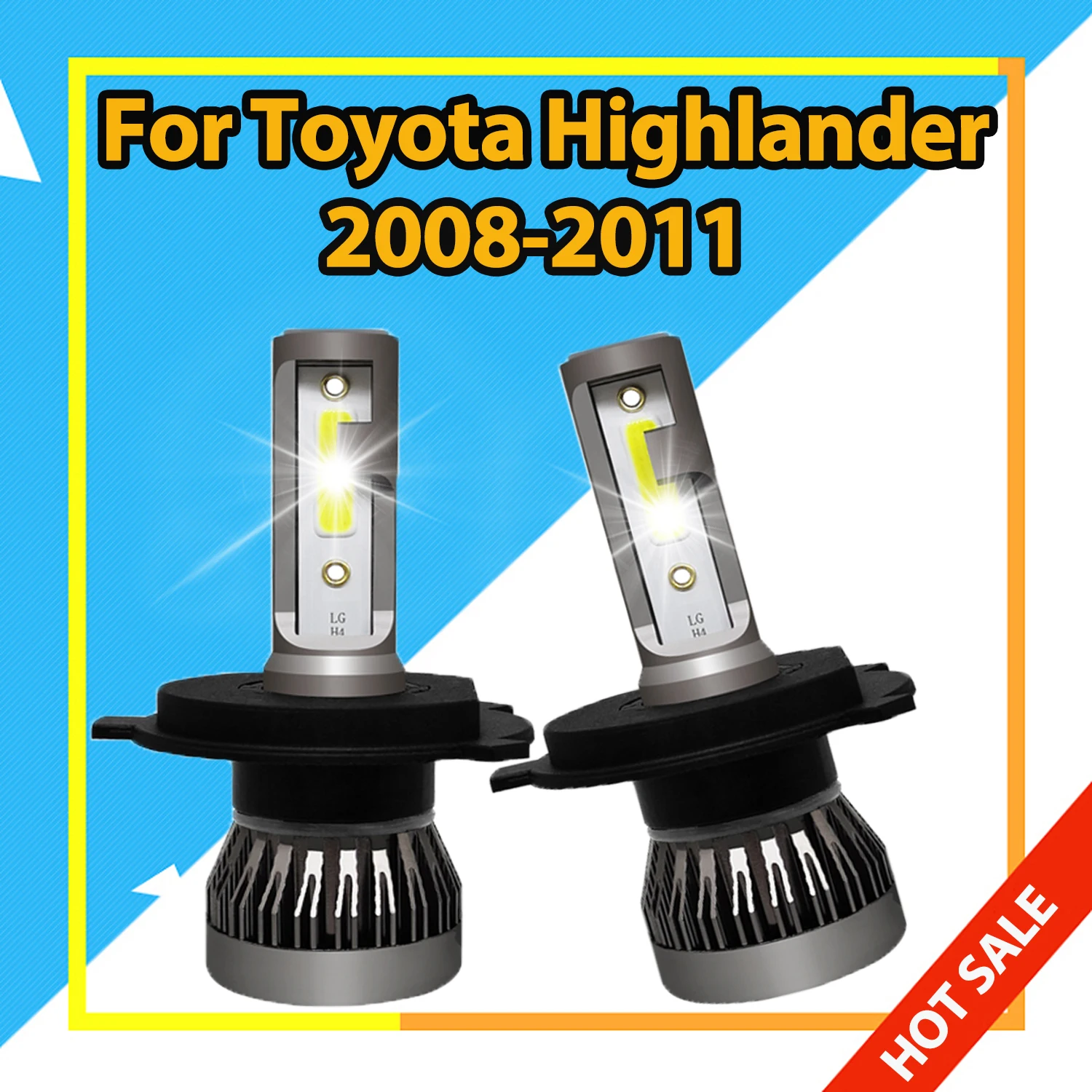H4 светодиодный комплект для переоборудования фар, лампы для Toyota Highlander 2008-2011, Hi/Lo Beam, автозапчасти, лампочки с подсветкой чипов COB
H4 светодиодный комплект для переоборудования фар, лампы для Toyota Highlander 2008-2011, Hi/Lo Beam, автозапчасти, лампочки с подсветкой чипов COB