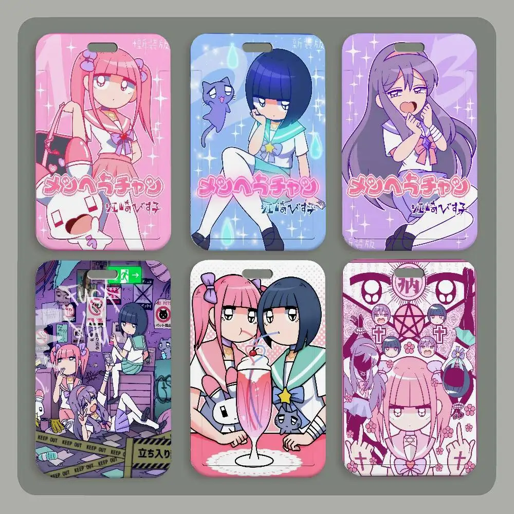Anime Menhera Chan Kawaii Girl ID Card Holder Neck Strap Pendant Door Badge Holder Lanyards Keychain Work Credential Case Gift
Anime Menhera Chan Kawaii Girl ID Card Holder Neck Strap Pendant Door Badge Holder Lanyards Keychain Work Credential Case Gift