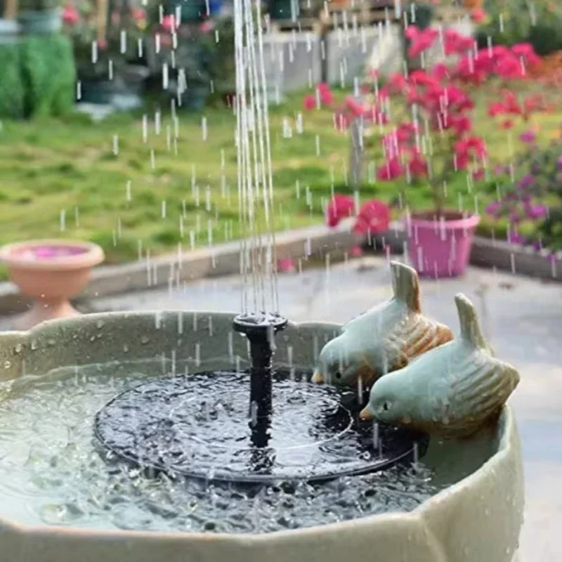 Circular Solar Fountain Pump Outdoor Swimming Pool Mini Floating Fountain Garden Courtyard Water Landscape Decoration Fountain
Circular Solar Fountain Pump Outdoor Swimming Pool Mini Floating Fountain Garden Courtyard Water Landscape Decoration Fountain