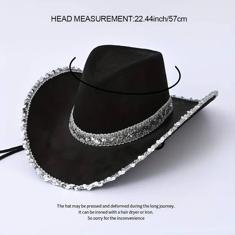 1 Piece Women Summer Fashion Solid Party Sequin Elegant Top Hat Adjustable Length Glitter Shining Hat 
1 Piece Women Summer Fashion Solid Party Sequin Elegant Top Hat Adjustable Length Glitter Shining Hat