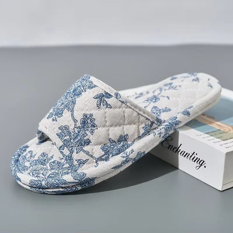 Silent Cloth Bottom Linen Slippers, Machine Washable Couple Slides for Indoor Home Summer Daily Wear
Silent Cloth Bottom Linen Slippers, Machine Washable Couple Slides for Indoor Home Summer Daily Wear