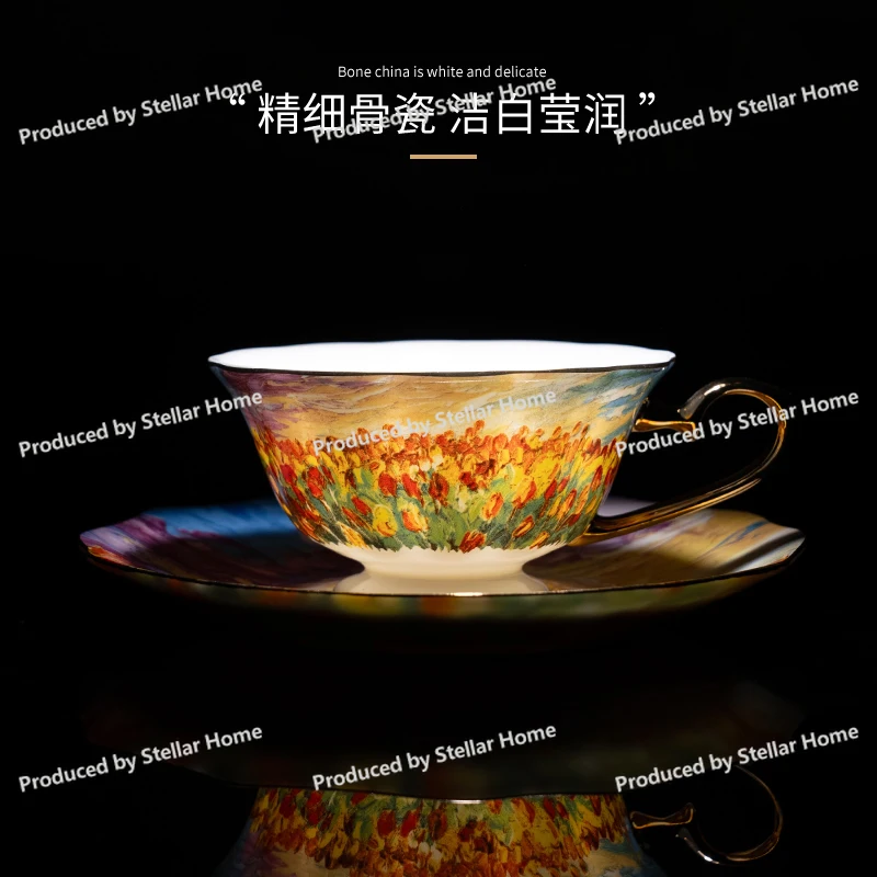 Bone China Coffee Cup Set, High-end Exquisite Cup Matching, Afternoon Tea Set Birthday Gift for Couples
Bone China Coffee Cup Set, High-end Exquisite Cup Matching, Afternoon Tea Set Birthday Gift for Couples
