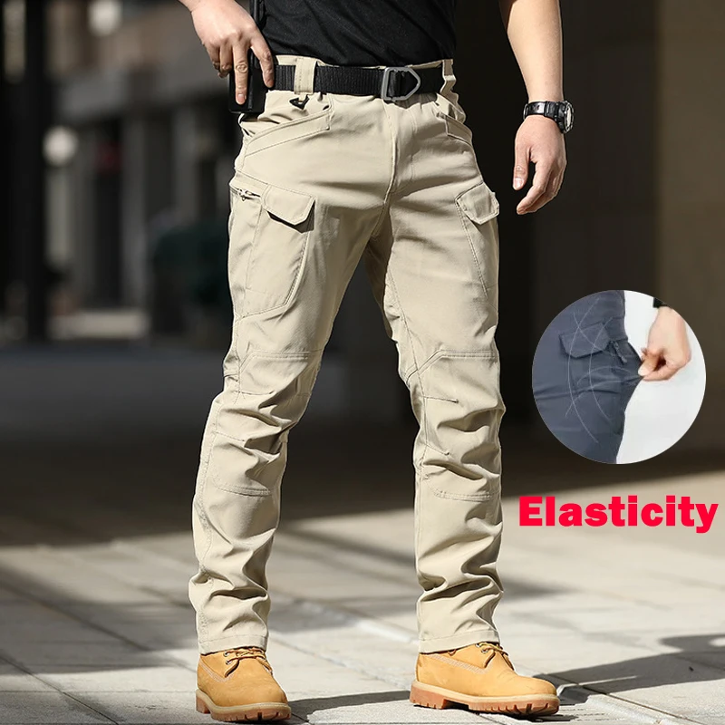Summer Stretch Tactical Pants Men Thin Outdoor Work Wear Elastic Overalls Army Training Loose Soft Assault Trousers Waterproof
Summer Stretch Tactical Pants Men Thin Outdoor Work Wear Elastic Overalls Army Training Loose Soft Assault Trousers Waterproof