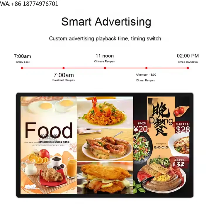 Настенный рекламный дисплей 43 дюйма, Android LCD, моноблок для магазинов и супермаркетов, цифровая вывеска и рекламное табло
Настенный рекламный дисплей 43 дюйма, Android LCD, моноблок для магазинов и супермаркетов, цифровая вывеска и рекламное табло