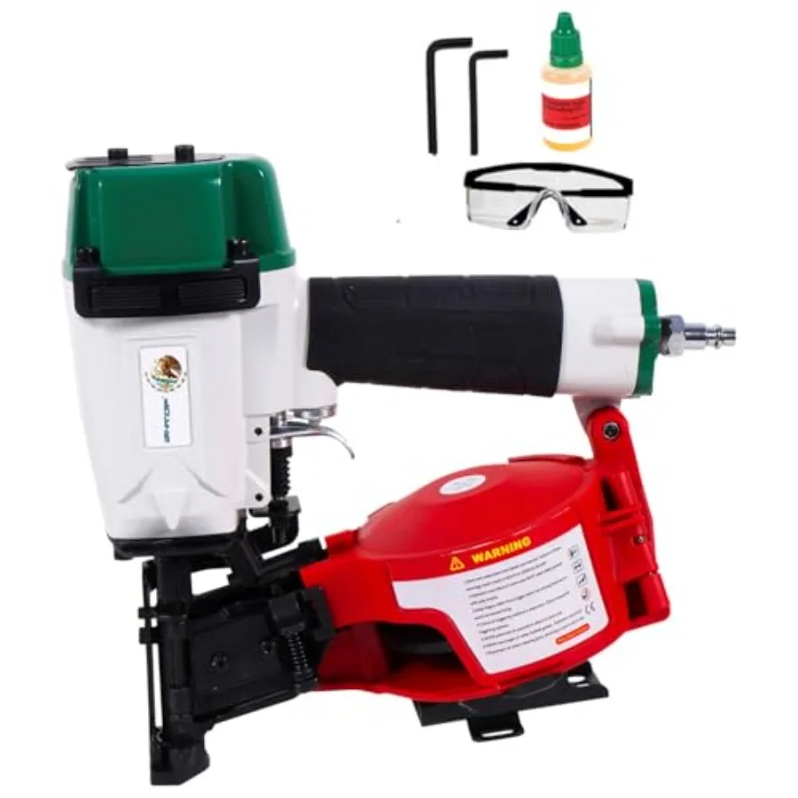 Мексиканский кровельный пистолет CN45N для гвоздей под углом 15 градусов, для гвоздей в бобинах от 3/4 до 1-3/4 дюйма, вместимость 120 шт.
Мексиканский кровельный пистолет CN45N для гвоздей под углом 15 градусов, для гвоздей в бобинах от 3/4 до 1-3/4 дюйма, вместимость 120 шт.