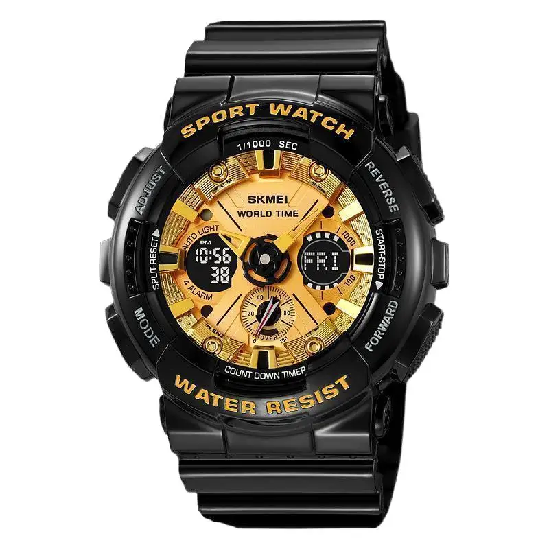 Skmei Multifunctional Double Inserts Electronic Watch Multi-Group Alarm Clock Outdoor Sports Waterproof Student Watch World Time
Skmei Multifunctional Double Inserts Electronic Watch Multi-Group Alarm Clock Outdoor Sports Waterproof Student Watch World Time