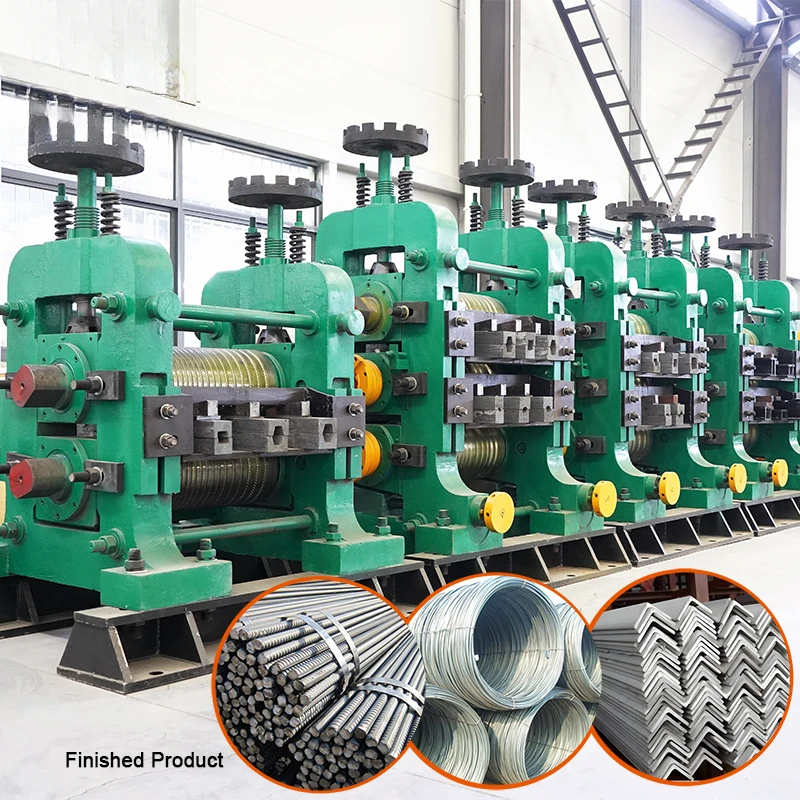 Small Capacity Rebar Rolling Steel Mill 3Ton-10Ton Per Hour Iron Wire Rod Making Hine Production Line
Small Capacity Rebar Rolling Steel Mill 3Ton-10Ton Per Hour Iron Wire Rod Making Hine Production Line