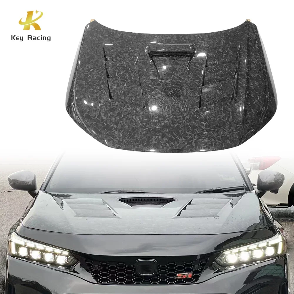 For Honda 11th Gen Civic 2022+ Forged Carbon Fiber Engine Hood Cover Bonnet
For Honda 11th Gen Civic 2022+ Forged Carbon Fiber Engine Hood Cover Bonnet