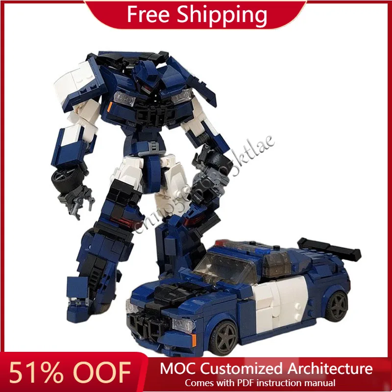Hot 663 PCS MOC Customize Creative Handsome Robot Building Blocks Model Children DIY Assembly Toys Christmas And Birthday Gifts
Hot 663 PCS MOC Customize Creative Handsome Robot Building Blocks Model Children DIY Assembly Toys Christmas And Birthday Gifts