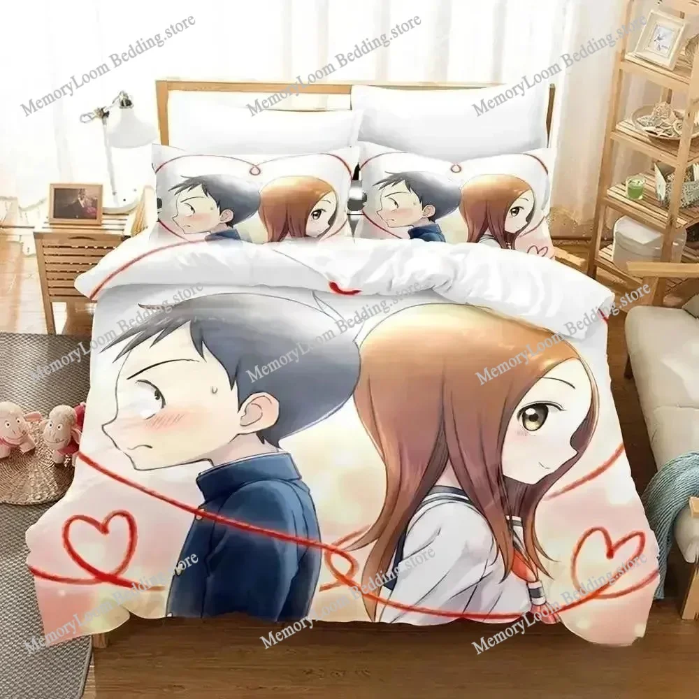 3D Print Teasing Master Takagi-san Bedding Set Single Twin Full Queen King Size Bed Set Adult Kid Bedroom Duvet Cover Sets
3D Print Teasing Master Takagi-san Bedding Set Single Twin Full Queen King Size Bed Set Adult Kid Bedroom Duvet Cover Sets