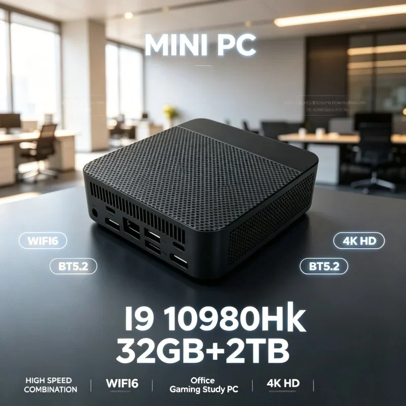 Resplendently Upgraded 2026 Shining Kestrel MINI PC Preinstalled With Core I9 10980HK Mammoth RAM 1TB SSD WIFI 6 BT5.2 4K HD
Resplendently Upgraded 2026 Shining Kestrel MINI PC Preinstalled With Core I9 10980HK Mammoth RAM 1TB SSD WIFI 6 BT5.2 4K HD