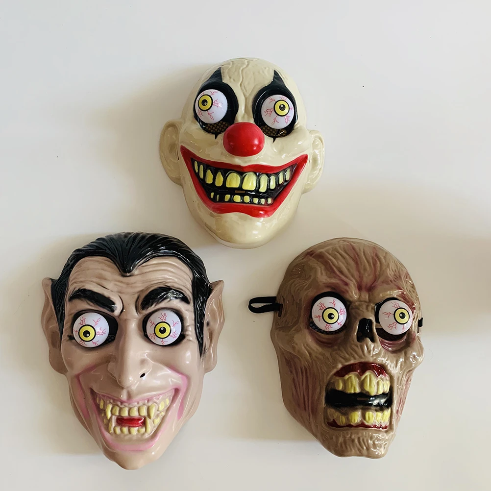 Halloween Spring Eye Mask Terror Horror Head Cover Halloween Cosplay Mask Fancy Dress Party Prop for Men and Women (Big Ear Type 
Halloween Spring Eye Mask Terror Horror Head Cover Halloween Cosplay Mask Fancy Dress Party Prop for Men and Women (Big Ear Type