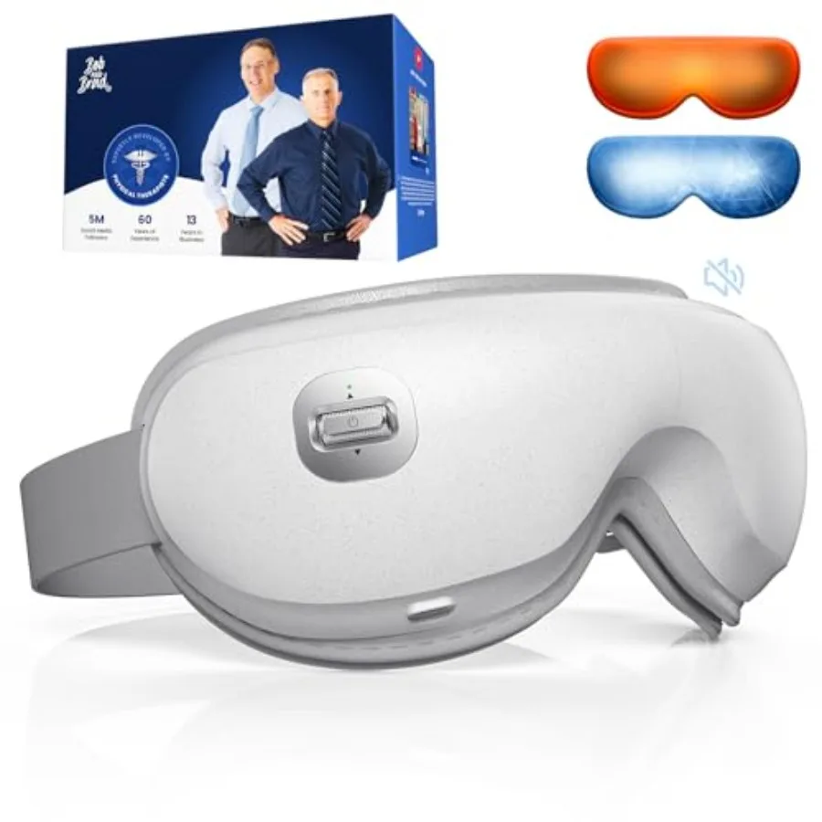 Zero Pro Ultra-Quiet Eye Massager with Heat and Cooling Lightweight Eye Massager with Scroll Button for Migraine Dry Eyes Relie
Zero Pro Ultra-Quiet Eye Massager with Heat and Cooling Lightweight Eye Massager with Scroll Button for Migraine Dry Eyes Relie