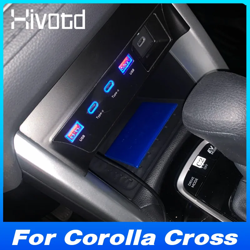 Car Center Console Cell Phone Fast Charging Hub Splitter USB Type-C Port Interior Accessories For Toyota Corolla Cross 2021-2025
Car Center Console Cell Phone Fast Charging Hub Splitter USB Type-C Port Interior Accessories For Toyota Corolla Cross 2021-2025