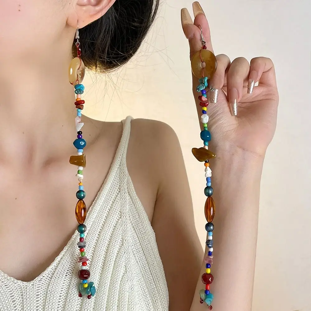 Ping'an Buckle Beads Tassel Earrings Minority Design Jewelry Accessories Long Dangle Earring Alloy New Chinese Style
Ping'an Buckle Beads Tassel Earrings Minority Design Jewelry Accessories Long Dangle Earring Alloy New Chinese Style