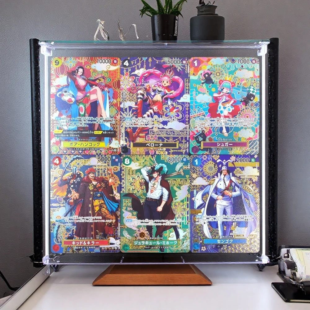 Diy One Piece Op14 Sp Card The Azure Sea Seven Hancock Perona Mihawk Sengoku Kid Killer Sugar Japanese Collection Tcg Anime Card
Diy One Piece Op14 Sp Card The Azure Sea Seven Hancock Perona Mihawk Sengoku Kid Killer Sugar Japanese Collection Tcg Anime Card