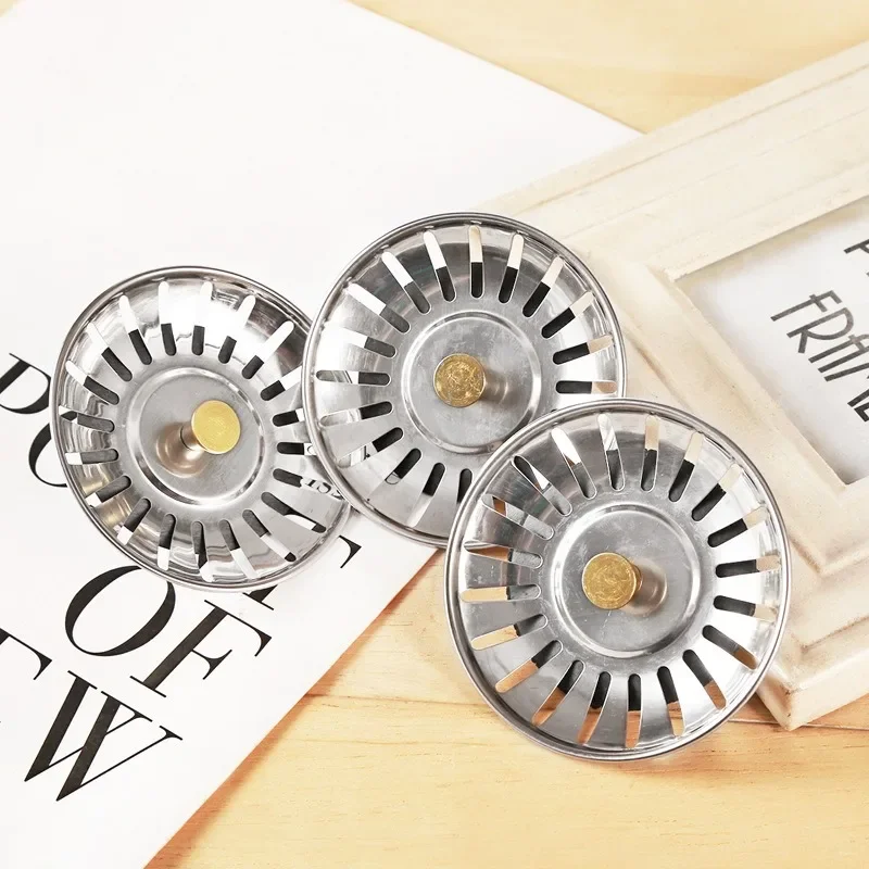 Kitchen Sink Sewer Strainer Basin Drain Stopper Stainless Steel Sink Waste Plug Filter Anti-clog Floor Drain Kitchen Accessories
Kitchen Sink Sewer Strainer Basin Drain Stopper Stainless Steel Sink Waste Plug Filter Anti-clog Floor Drain Kitchen Accessories
