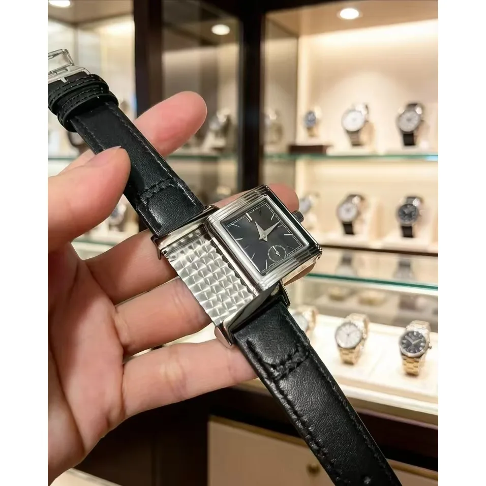 2026 Luxury Fashion Reversal Two-Sided Couple Quartz Watch, High-Quality Rectangular Leather Watch, Casual Gift Watch
2026 Luxury Fashion Reversal Two-Sided Couple Quartz Watch, High-Quality Rectangular Leather Watch, Casual Gift Watch