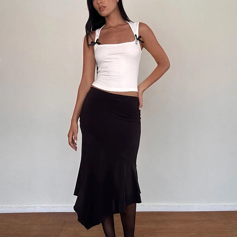 Y2k Women's Clothes Bow Tank tops VINTAGE streetwear Sleeveless Sexy Spicy Girl Gothic Dark Style Trendy Dressing 2024 summer
Y2k Women's Clothes Bow Tank tops VINTAGE streetwear Sleeveless Sexy Spicy Girl Gothic Dark Style Trendy Dressing 2024 summer
