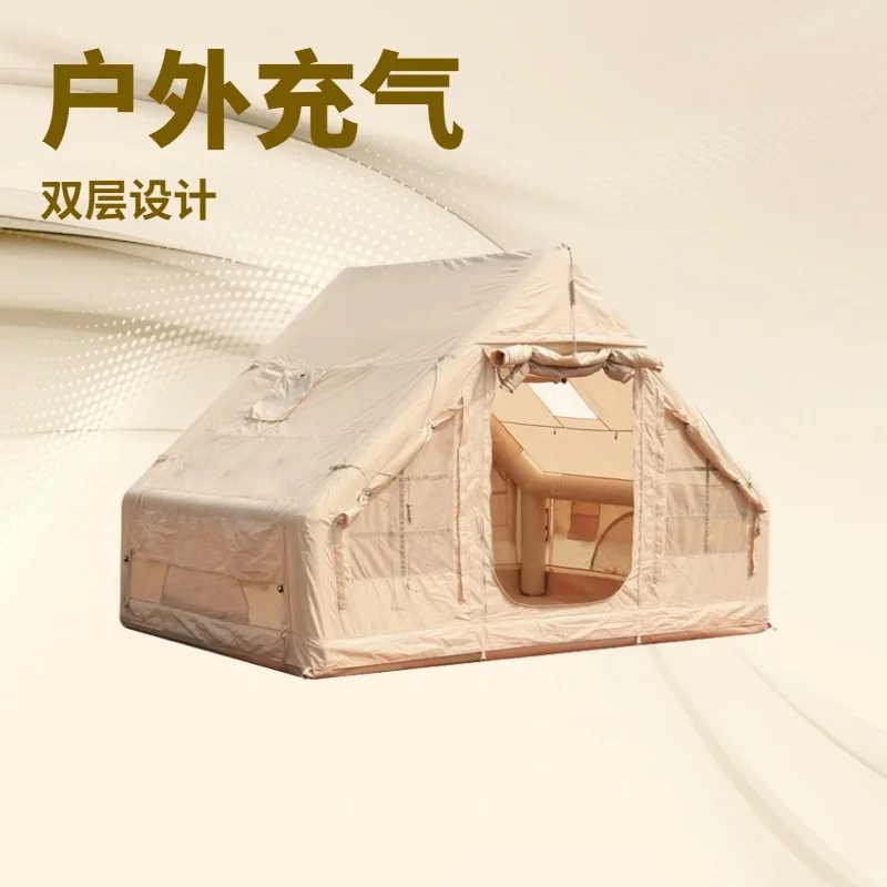 Lightweight 6.3 Cubic Meter Fully Inflated Tent for Outdoor Camping, Room-style, Warm and Cozy, Suitable for Overnight Stays
Lightweight 6.3 Cubic Meter Fully Inflated Tent for Outdoor Camping, Room-style, Warm and Cozy, Suitable for Overnight Stays