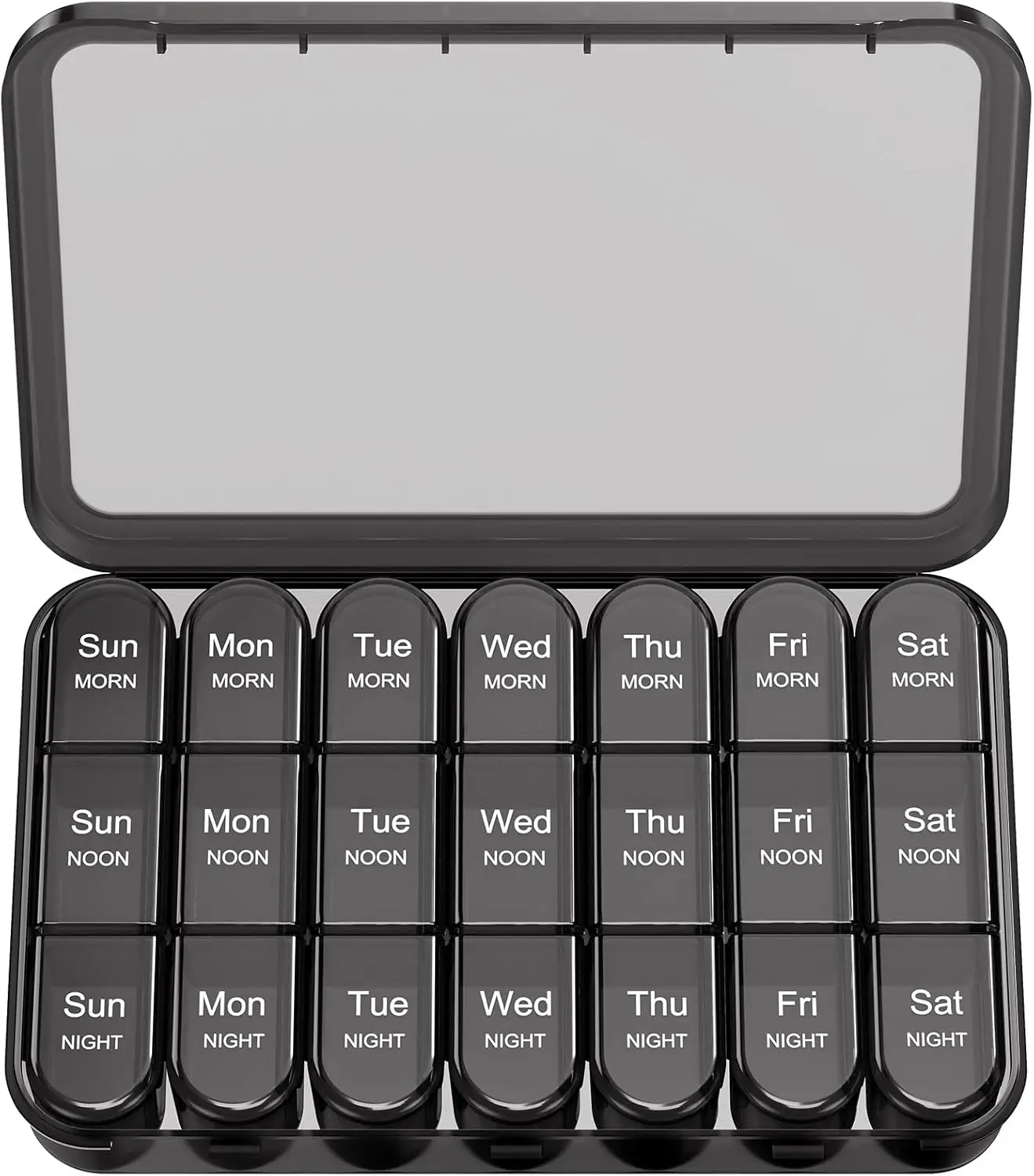 Labelife Pill Organizer 3X a Day, Weekly Pill Box 7 Day, Travel Pill Case with Large Containers, Light-Proof Pill Case
Labelife Pill Organizer 3X a Day, Weekly Pill Box 7 Day, Travel Pill Case with Large Containers, Light-Proof Pill Case
