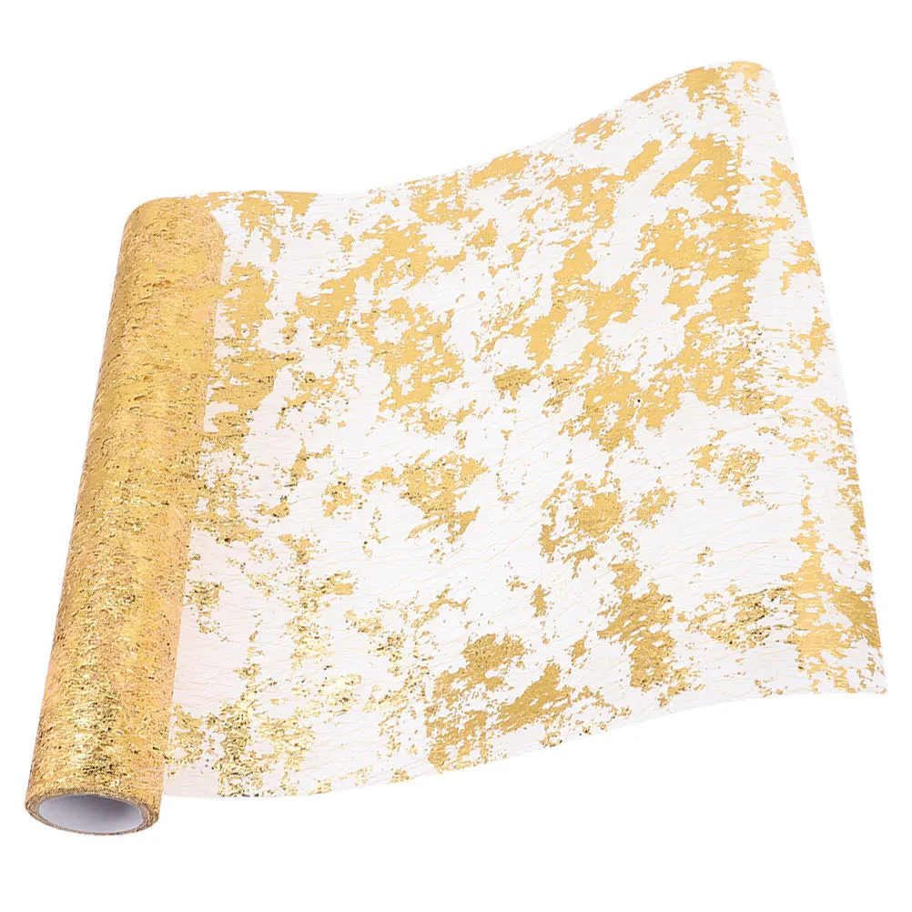 Table Runner Gold 1 Roll for Party Banquet Holiday Decorations Multipurpose Home Wedding Decoration Wear-Resistant Table Cover
Table Runner Gold 1 Roll for Party Banquet Holiday Decorations Multipurpose Home Wedding Decoration Wear-Resistant Table Cover