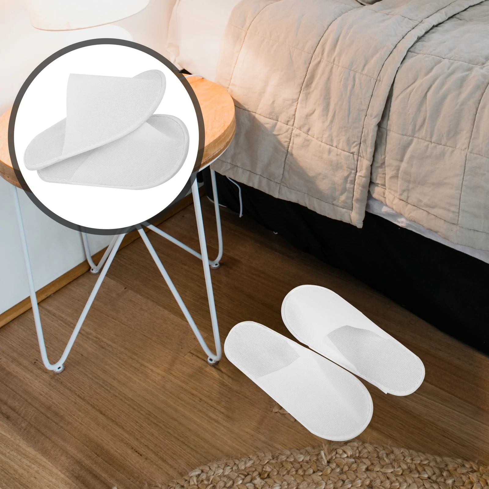 24pcs 12 Pairs Closed Toe Anti-slip Disposable Slippers for Hotel Bathroom Wedding House Guest Spa Bulk Lightweight
24pcs 12 Pairs Closed Toe Anti-slip Disposable Slippers for Hotel Bathroom Wedding House Guest Spa Bulk Lightweight