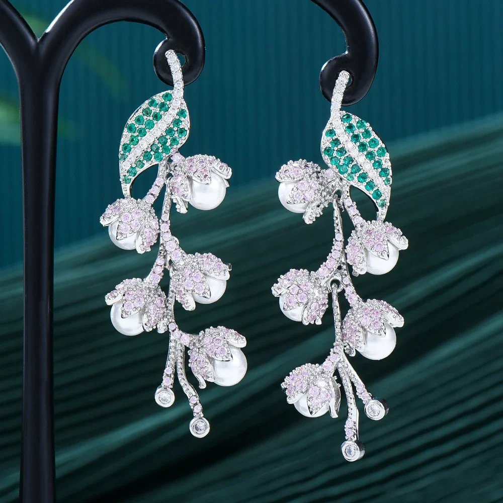 Kellybola Original Luxury Pearls Earrings for Women Bridal Wedding Gift Brand Delicate CZ boucle d'oreille femme High Quality
Kellybola Original Luxury Pearls Earrings for Women Bridal Wedding Gift Brand Delicate CZ boucle d'oreille femme High Quality