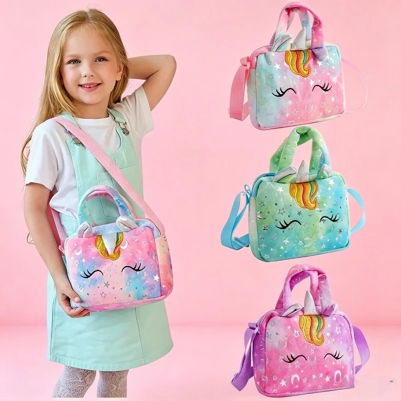Unicorn Handbags Fashion Sweet for Girls Cute Kid Crossbody Shoulder Bag Children Birthday Party Gift Little Girl Small Purse
Unicorn Handbags Fashion Sweet for Girls Cute Kid Crossbody Shoulder Bag Children Birthday Party Gift Little Girl Small Purse