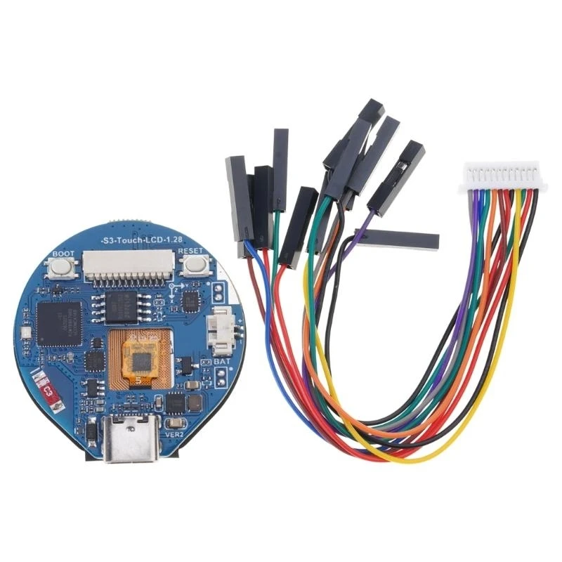 652F 1,28 дюйма круглого ЖК-дисплея Модуль 240x240 Разрешение 65K RGB Цветовое экран Акселерометр датчика гироскопа тип
652F 1,28 дюйма круглого ЖК-дисплея Модуль 240x240 Разрешение 65K RGB Цветовое экран Акселерометр датчика гироскопа тип