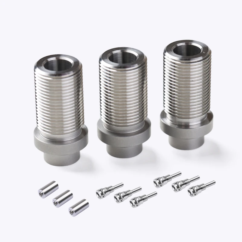 CNC Machined Lathe Turning Parts Aluminum Copper Titanium Alloy Lathe Milling Parts Machining Service Screws Pins Shaft Parts
CNC Machined Lathe Turning Parts Aluminum Copper Titanium Alloy Lathe Milling Parts Machining Service Screws Pins Shaft Parts