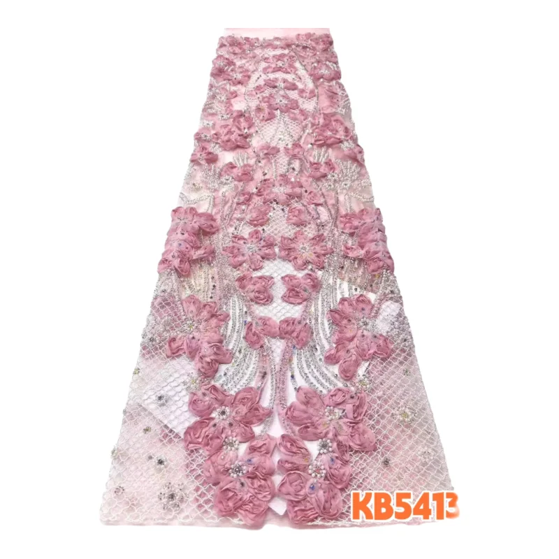 Африканская кружевная ткань с бисером и пайетками 2026: высококачественное нигерийское французское кружево из тюля с 3D цветами для вечерних платьев, артикул KB5413
Африканская кружевная ткань с бисером и пайетками 2026: высококачественное нигерийское французское кружево из тюля с 3D цветами для вечерних платьев, артикул KB5413