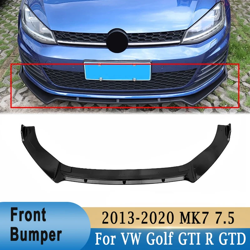 Front Bumper Spoiler Lip Lower Bumper Protector Modification for Volkswagen VW Golf GTI GTD R R-Line MK7 MK7.5 2013-2020
Front Bumper Spoiler Lip Lower Bumper Protector Modification for Volkswagen VW Golf GTI GTD R R-Line MK7 MK7.5 2013-2020