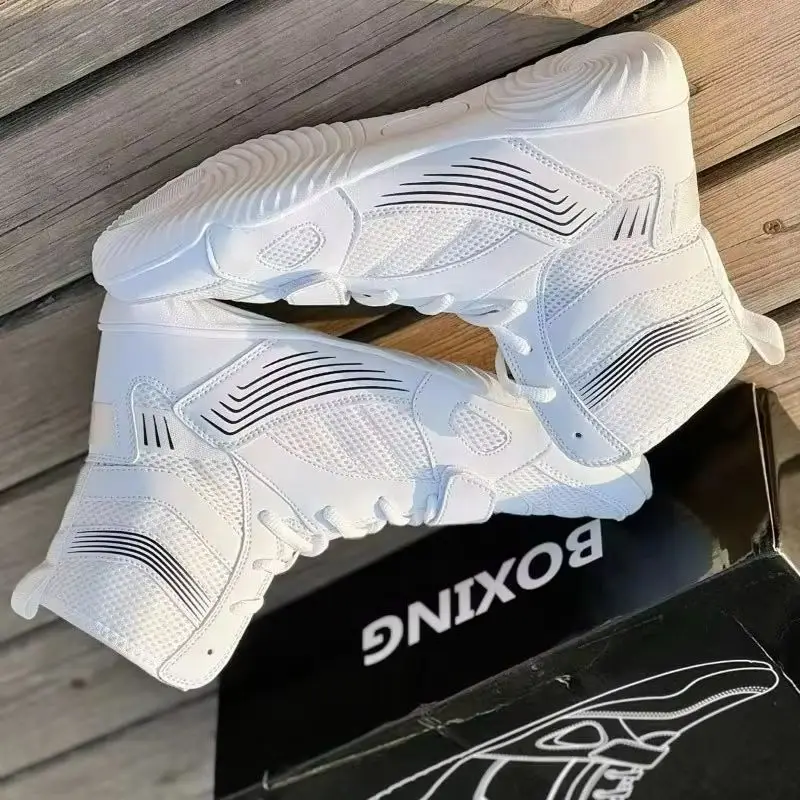 New Luxury Brand Wrestling Shoe Mesh Breathable Gym Training Shoe Anti-Slippery Boxing Shoes Hard-Wearing Indoor Sports Shoes
New Luxury Brand Wrestling Shoe Mesh Breathable Gym Training Shoe Anti-Slippery Boxing Shoes Hard-Wearing Indoor Sports Shoes